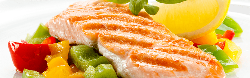 Fish and vegetables