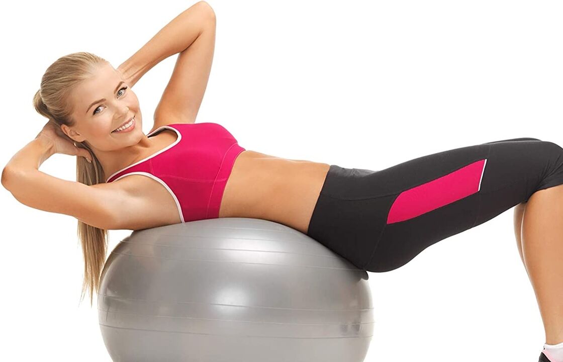 fitness ball exercise to lose weight